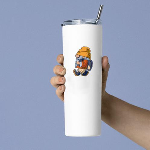Climbing Gnome Skinny Tumbler 20oz