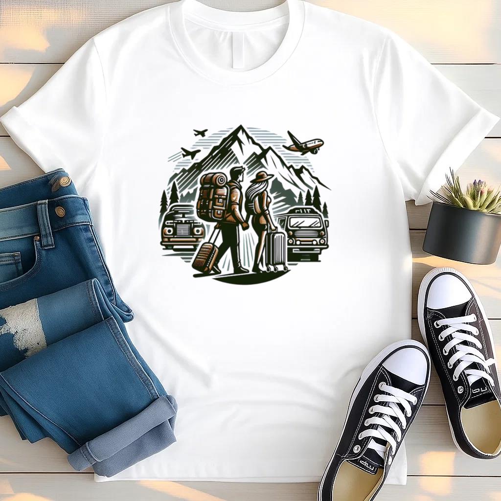 Glory Calm Travelling Camping T Shirt