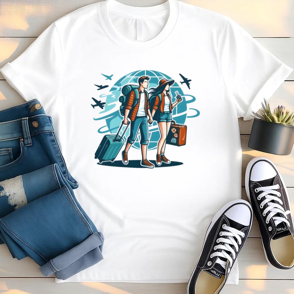Glory Lovely Travelling Camping T Shirt