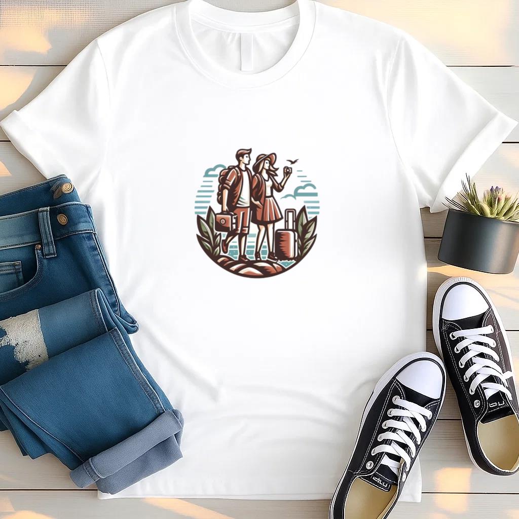 Glow Fresh Travelling Camping T Shirt