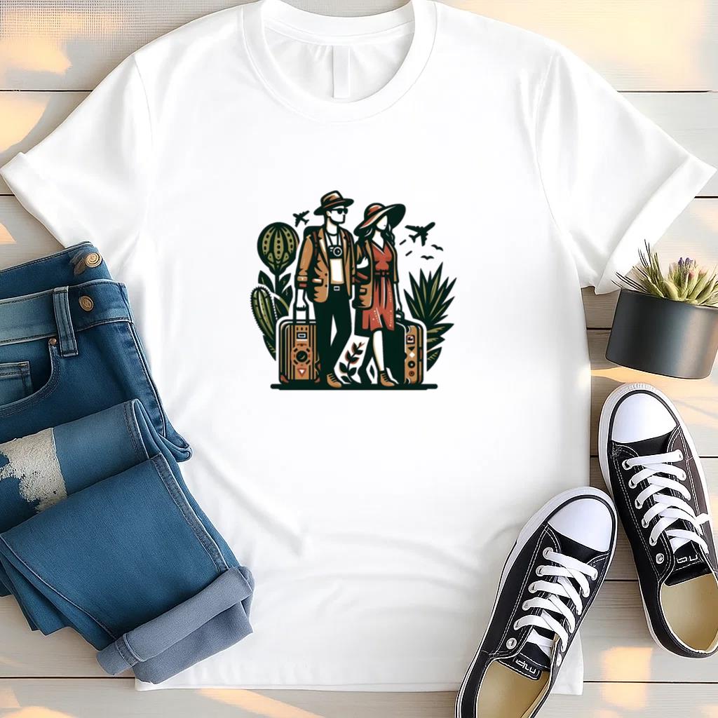 Glow Sweet Camping Travelling T Shirt