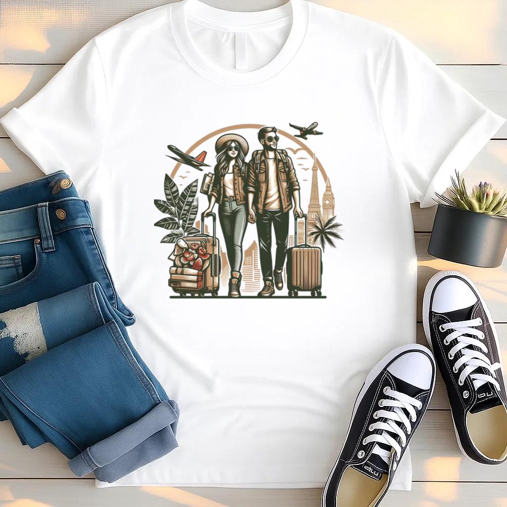 Happy Amazing Travelling Camping T Shirt