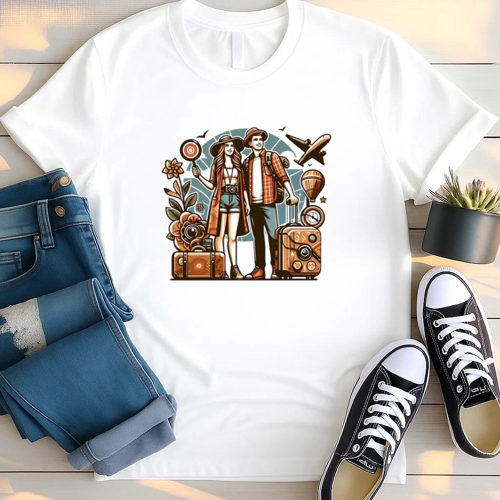 Happy Humble Travelling Camping T Shirt