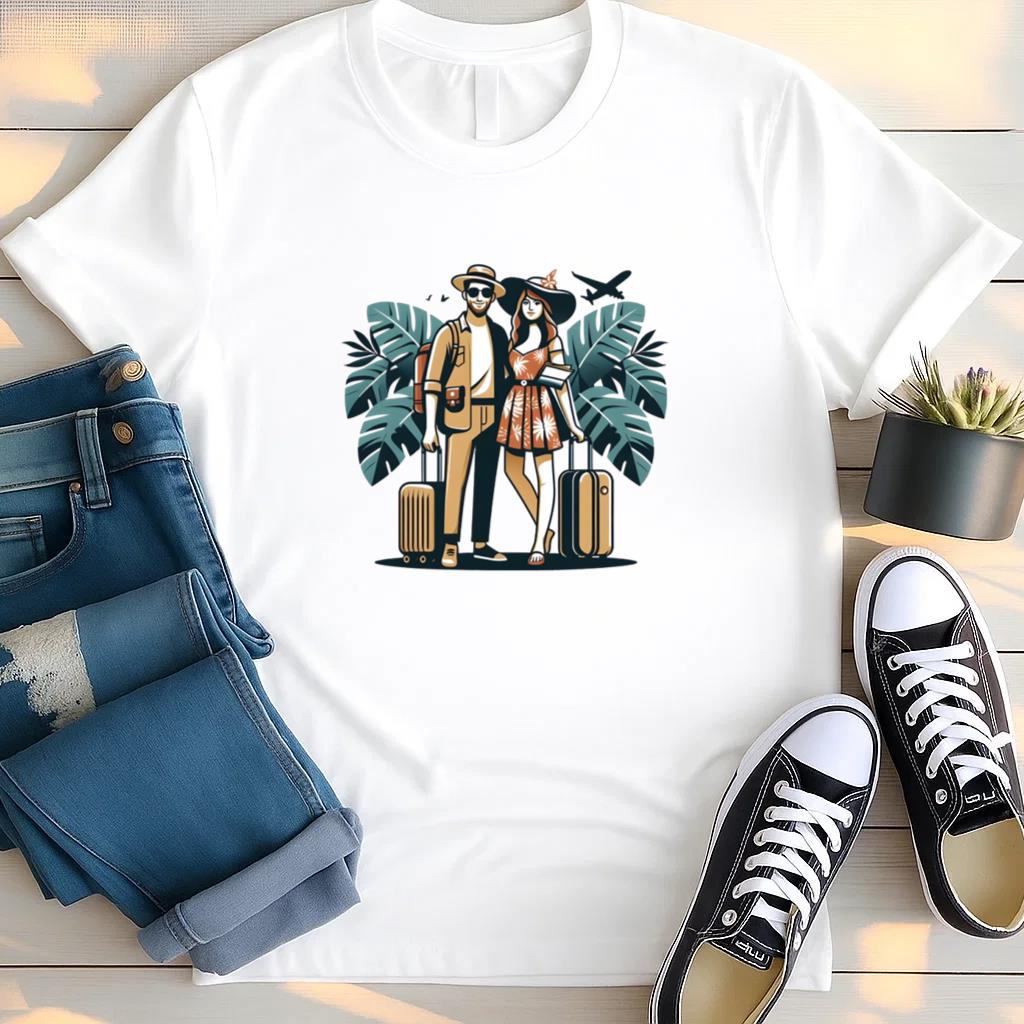 Happy Kind Camping Travelling T Shirt