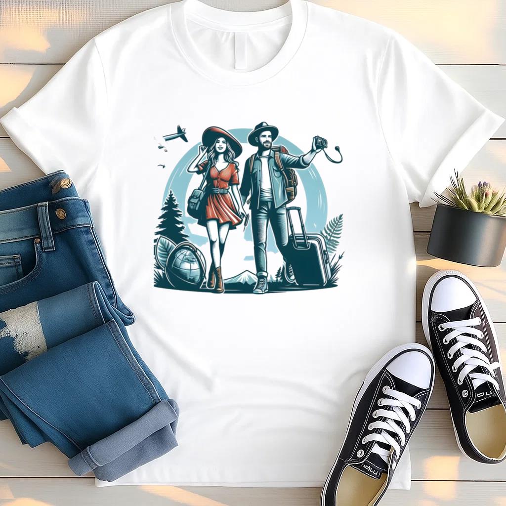Harmony Bright Camping Travelling T Shirt
