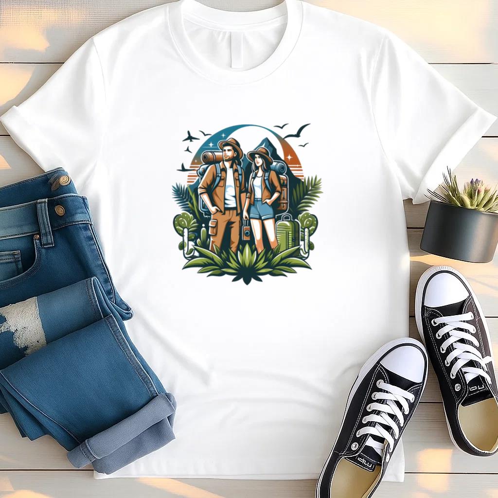 Harmony Calm Travelling Camping T Shirt