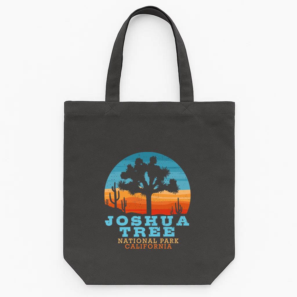 Joshua Tree Camping Tote Canvas Bag