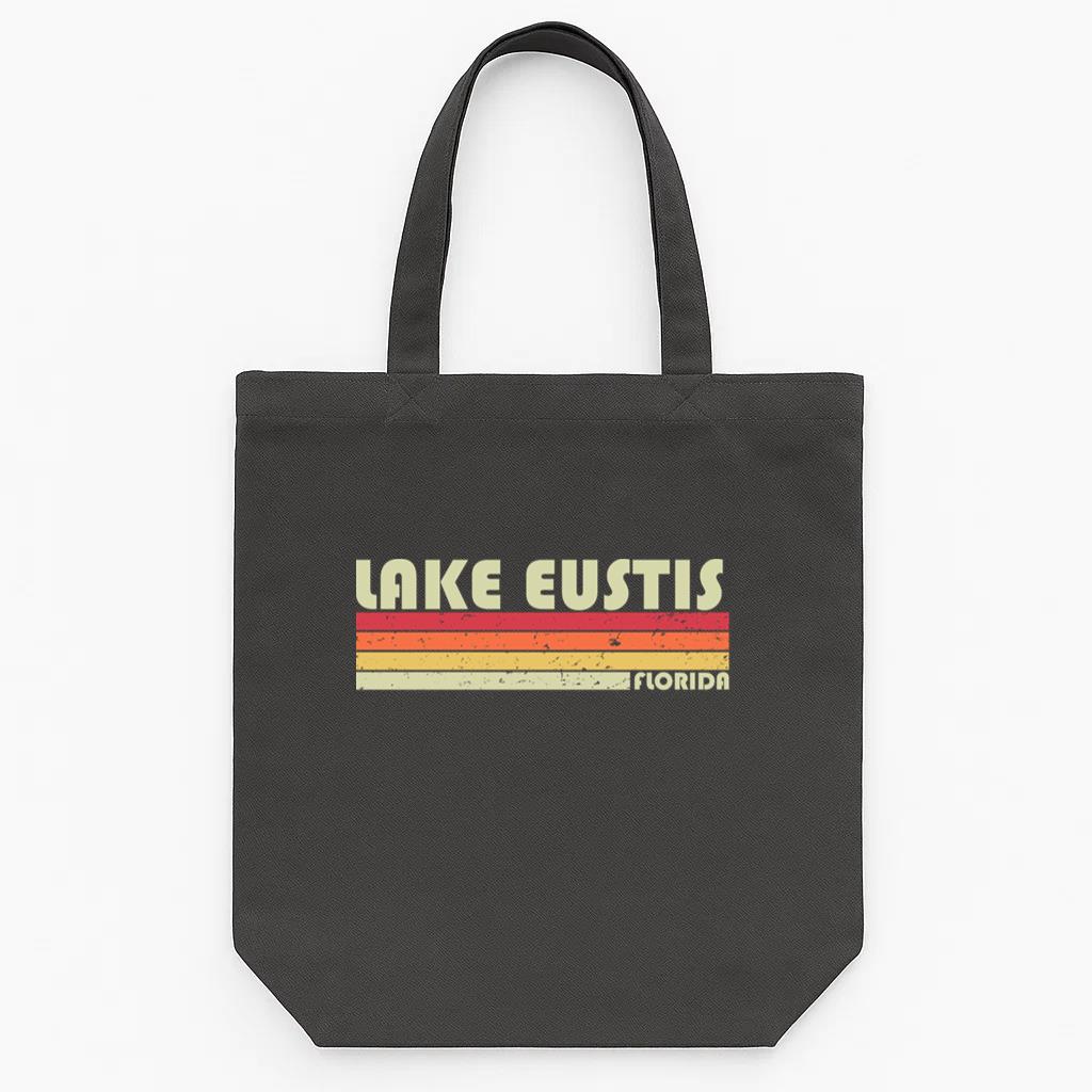 Lake Eustis Fishing Camping Tote Canvas Bag