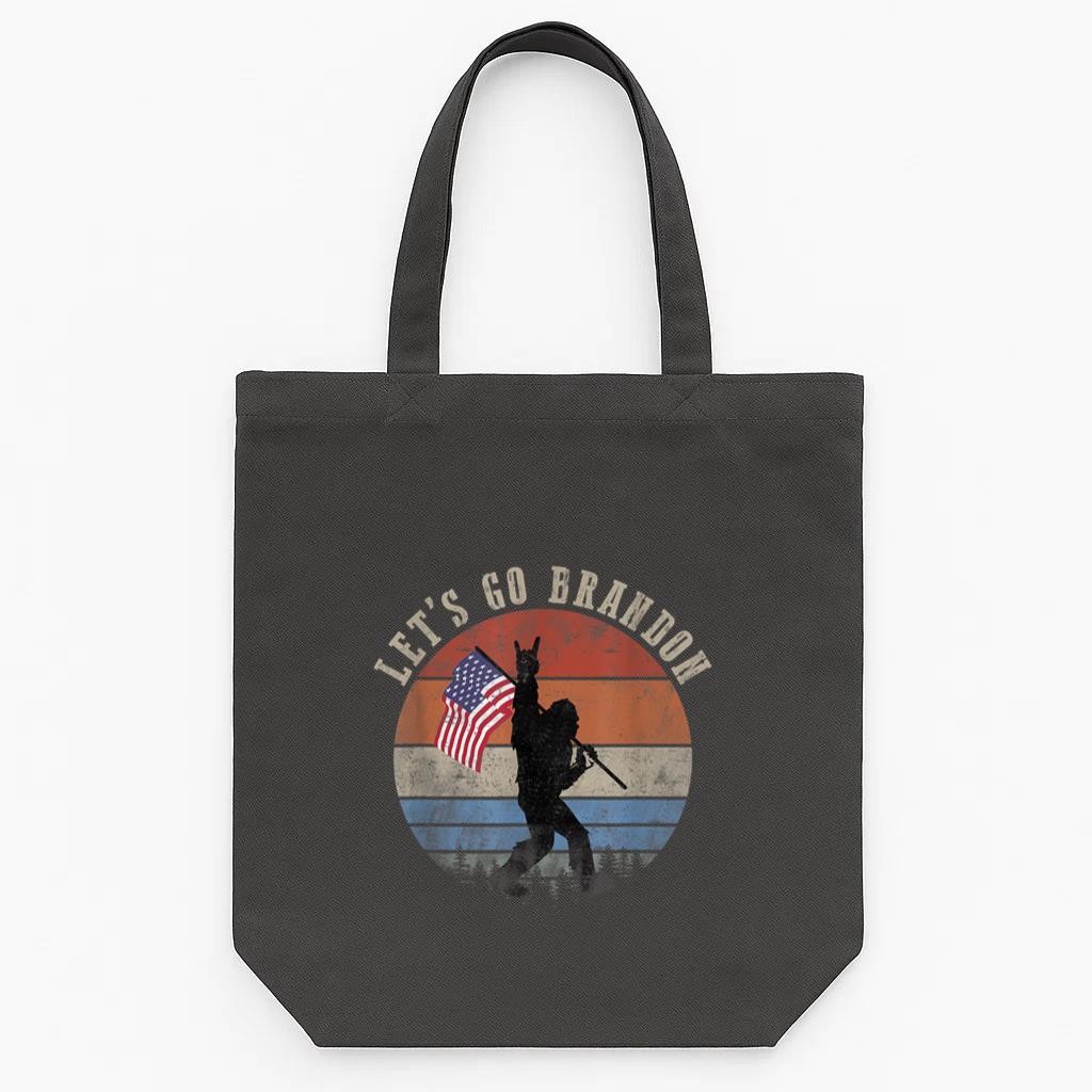 Let s Go Brandon Camping Tote Canvas Bag