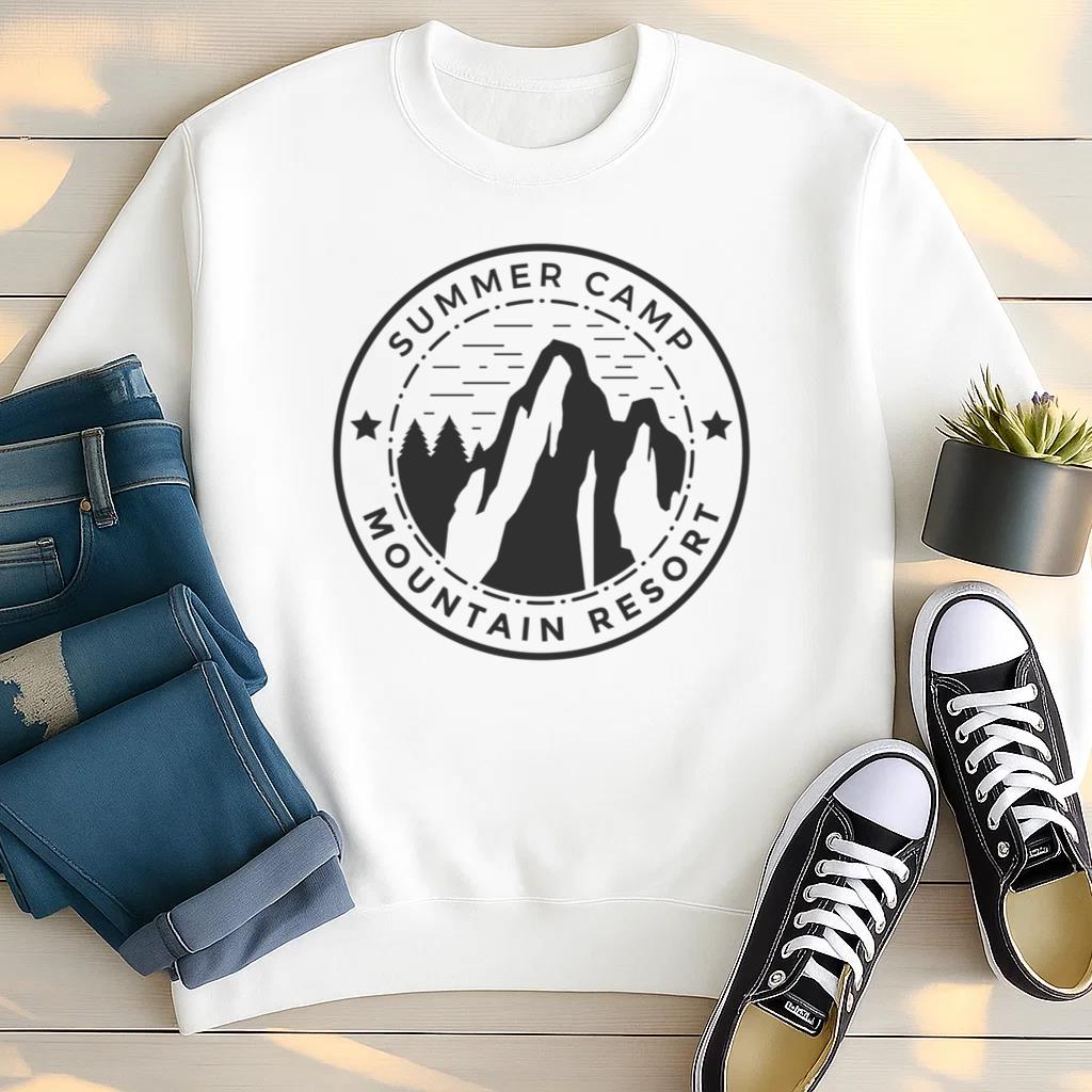 Mountain Summer Camp Logo Sweatshirt