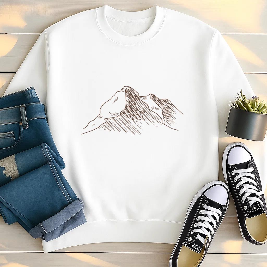 On A Mountain Summit Sweatshirt