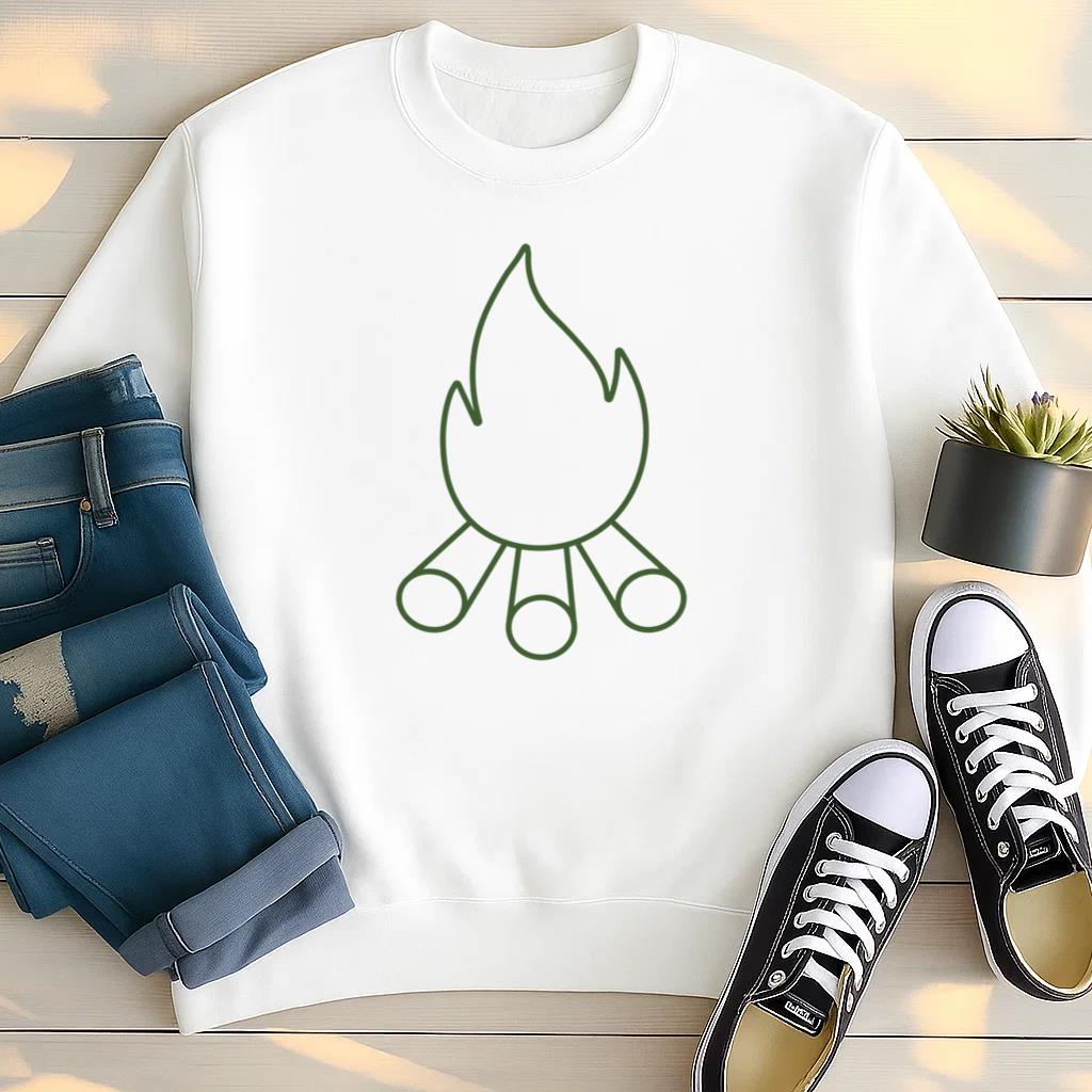 Outdoor Bonfire Icon Sweatshirt