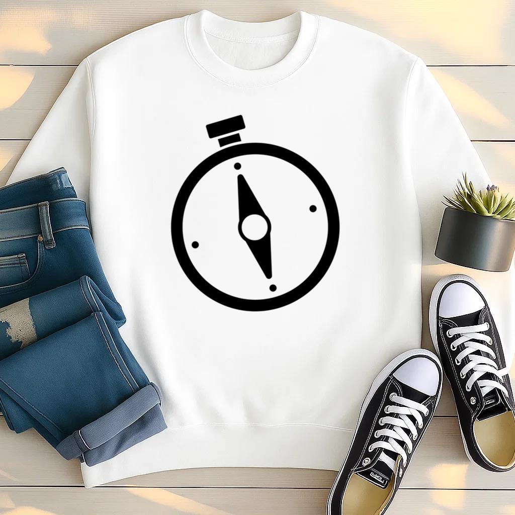 Stroke Camping Compass Sweatshirt