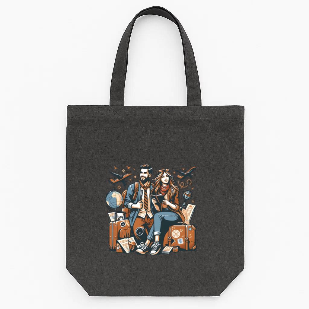 Sunny Delightful Camping Travelling Tote Canvas Bag