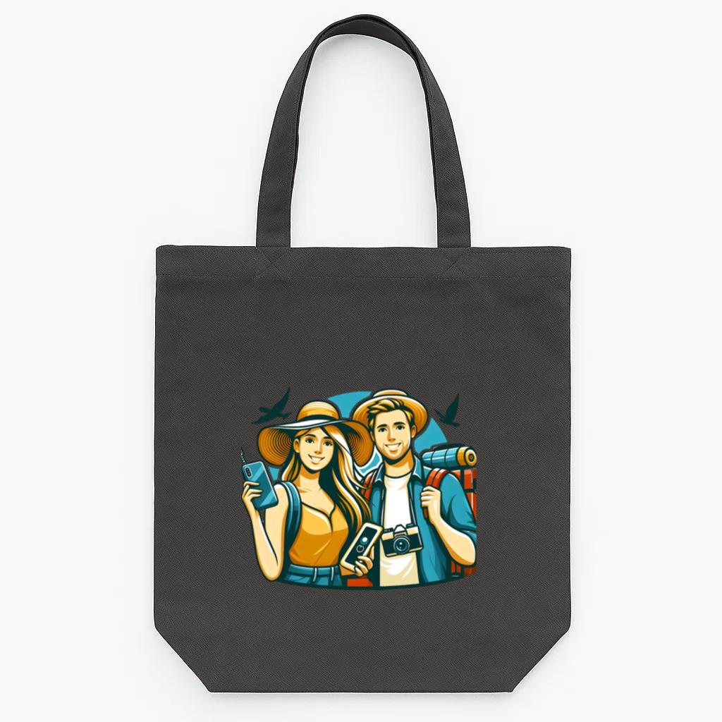 Sunny Lovely Camping Travelling Tote Canvas Bag