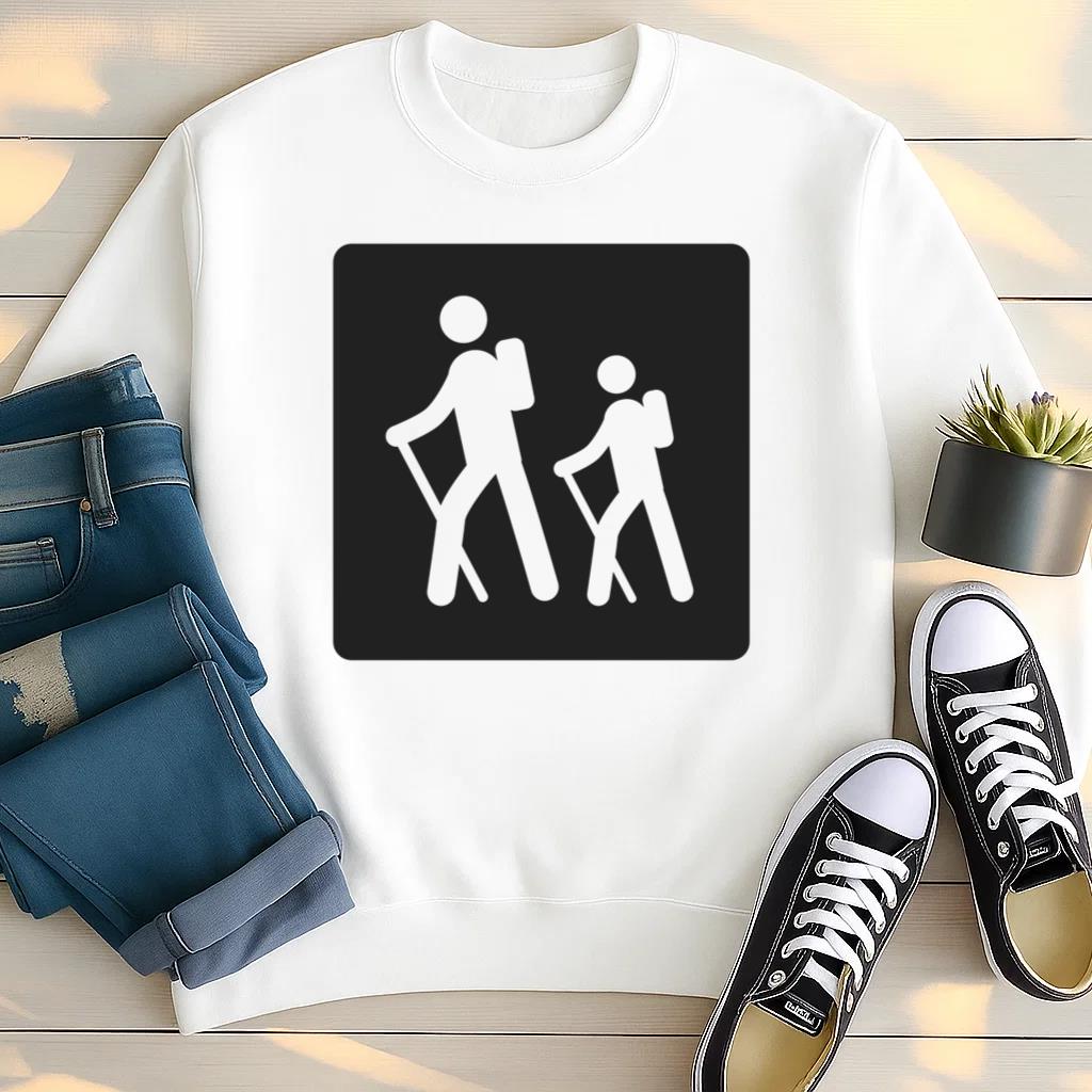 Trekking Square Icon Sweatshirt